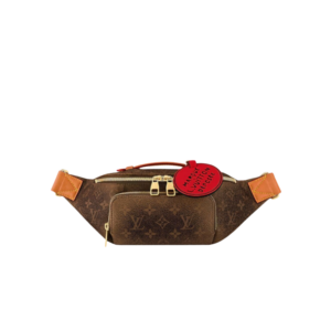 Louis Vuitton Rush Bumbag 12in/ 30cm Brown Gold Hardware For Men M11539