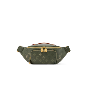 Louis Vuitton Rush Bumbag 11.8in/ 30cm Khaki Gold Hardware For Men M26933