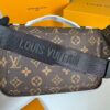 Louis Vuitton S-Lock Sling Monogram Macassar Black For Men, Men's Bags, Crossbody Bags 8.3in/21cm LV M45807 - Image 8