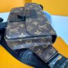 Louis Vuitton S-Lock Sling Monogram Macassar Black For Men, Men's Bags, Crossbody Bags 8.3in/21cm LV M45807 - Image 7