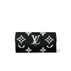 Louis Vuitton Sarah Wallet Black And Beige For Women 19cm/7.5in - M80496