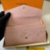 Louis Vuitton Sarah Wallet Combines Monogram Empreinte Rose Ballerine Pink For Women, Women's Wallet 19cm LV M61291 - Image 3
