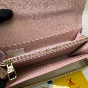 Alternative view of Louis Vuitton Sarah Wallet Combines Monogram Empreinte Rose Ballerine Pink For Women, Women's Wallet 19cm LV M61291