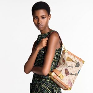 Alternative view of Louis Vuitton Side Trunk GM Shoulder Bag 11.8in/ 30cm Getaway Gold Hardware M29355