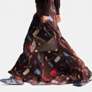 Alternative view of Louis Vuitton Side Trunk MM Shoulder Bag 9.3in/ 23.5cm Brown Monogram Gold Hardware M28569