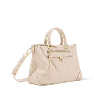 Alternative view of Louis Vuitton Skyline PM Tote Bag 11in/ 28cm Cream Monogram Empreinte Gold Hardware For Women M29153
