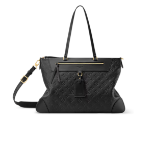 Louis Vuitton Skyline Travel Tote Bag 17.7in/ 45cm Black Monogram Empreinte Gold Hardware For Women M28512
