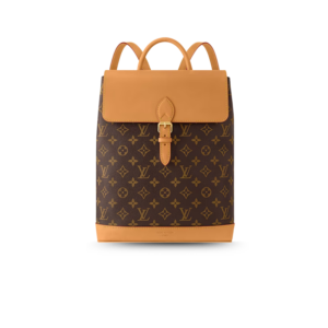 Louis Vuitton Soho MM Backpack 12.6in/ 32cm Monogram Gold Hardware For Women M14653