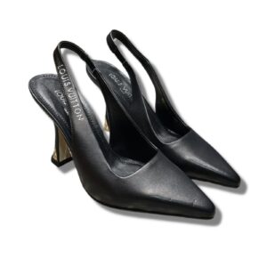 Louis Vuitton Sparkle Slingback Pump Black For Women 1AB1E8