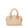 Louis Vuitton Speedy Bandouliere 20 Top Handle Bag 8.1in/ 20.5cm Monogram Origine Lin Gold Hardware For Women M27951 - Image 6
