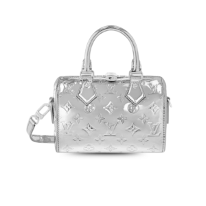 Louis Vuitton Speedy Bandouliere 20 Top Handle Bag 8.1in/ 20cm Silver, Silver Hardware For Women M11987