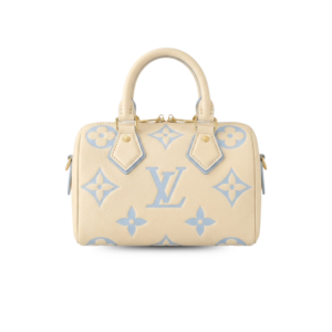Louis Vuitton Speedy Bandouliere 20 Top Handle Bag 8in/ 20.5cm White Hardware For Women M46883