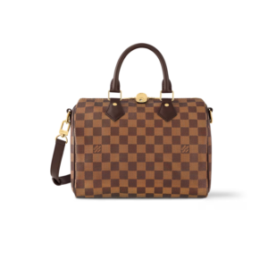 Louis Vuitton Speedy Bandouliere 25 Top Handle Bag 9.8in/ 25cm Brown Gold Hardware For Women N40575