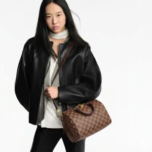 Alternative view of Louis Vuitton Speedy Bandouliere 25 Top Handle Bag 9.8in/ 25cm Brown Gold Hardware For Women N40575