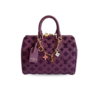 Louis Vuitton Speedy Bandouliere 25 Top Handle Bag 9.8in/ 25cm Purple Gold Hardware For Women