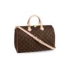 Louis Vuitton Speedy Bandouliere 35 Top Handle Bag 13.8in/ 35cm Brown Gold Hardware For Women M41111 - Image 6