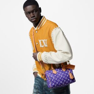 Alternative view of Louis Vuitton Speedy P9 Bandouliere 25 Top Handle Bag 9.8in/ 25cm Amethyst Purple Gold Hardware For Men M11562