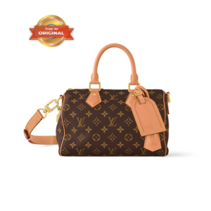 Louis Vuitton Speedy P9 Bandouliere 25 Top Handle Bag 9.8in/ 25cm Brown Monogram Gold Hardware For Men M24443
