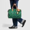Louis Vuitton Speedy P9 Bandouliere 40 Top Handle Bag 15.7in 40cm Green Gold Hardware For Men M24417 - Image 2