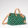 Louis Vuitton Speedy P9 Bandouliere 40 Top Handle Bag 15.7in 40cm Green Gold Hardware For Men M24417 - Image 5