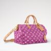 Louis Vuitton Speedy P9 Bandouliere 40 Top Handle Bag 15.7in/ 40cm Pink/ Purple Gold Hardware For Men M11563 - Image 4