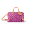 Louis Vuitton Speedy P9 Bandouliere 40 Top Handle Bag 15.7in/ 40cm Pink/ Purple Gold Hardware For Men M11563