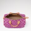 Louis Vuitton Speedy P9 Bandouliere 40 Top Handle Bag 15.7in/ 40cm Pink/ Purple Gold Hardware For Men M11563 - Image 5
