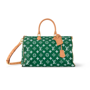 Louis Vuitton Speedy P9 Bandouliere 50 Top Handle Bag 19.7in/ 50cm Green Gold Hardware For Men M46991