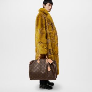 Alternative view of Louis Vuitton Speedy P9 Bandouliere 50 Top Handle Bag 19.7in/ 50cm Brown Monogram Gold Hardware For Men M46962
