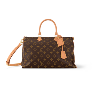 Louis Vuitton Speedy P9 Bandouliere 50 Top Handle Bag 19.7in/ 50cm Brown Monogram Gold Hardware For Men M46962