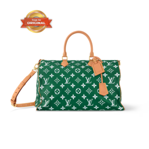 Louis Vuitton Speedy P9 Bandouliere 50 Top Handle Bag 19.7in/ 50cm Green Gold Hardware For Men M46991