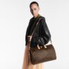 Louis Vuitton Speedy Bandouliere 40 Top Handle Bag 15.7in/ 40cm Brown Monogram Gold Hardware For Women M46982 - Image 3