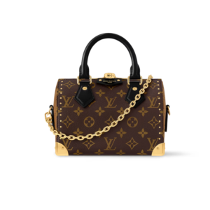 Louis Vuitton Speedy Trunk 20 Top Handle Bag 8.1in/ 20.5cm Monogram Canvas Gold Hardware For Women M13146