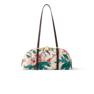 Louis Vuitton Squire East West Shoulder Bag 11.4in/ 29cm Monogram Dune Gold Hardware For Women M29185