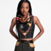 Louis Vuitton Strap And Trunk Square 90 Scarf Black For Women M97865 - Image 2