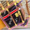 Louis Vuitton Strap And Trunk Square 90 Scarf Black For Women M97865 - Image 9