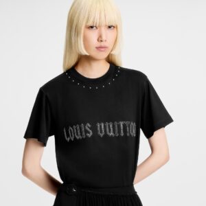 Alternative view of Louis Vuitton Signature Stud T-Shirt Black For Women