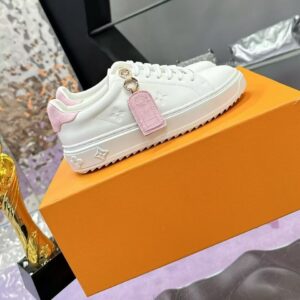 Alternative view of Louis Vuitton Time Out Sneakers Pink For Women