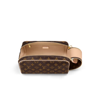 Alternative view of Louis Vuitton Toilet Dopp Kit Pouch Bag Brown 11in/28cm M44494