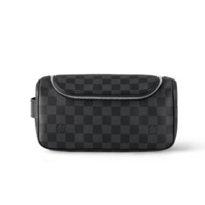 Louis Vuitton Toiletry Pouch Bag Black 11in/28cm N47625
