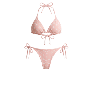 Louis Vuitton Triangle Bikini Pastel Pink Monogram For Women