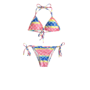 Louis Vuitton Triangle Bikini Multicolor Monogram Escale For Women