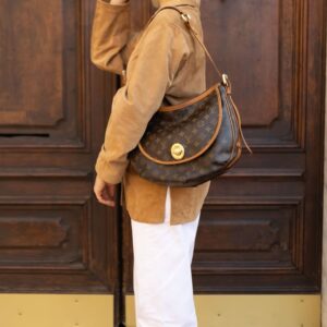 Alternative view of Louis Vuitton Tulum GM Crossbody Bag Bag 13.4in/ 34cm Brown Monogram Gold Hardware For Women M40075