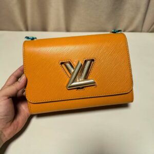 Alternative view of Louis Vuitton Twist MM Epi Gold Miel Brown For Women, Women’s Bags, Shoulder And Crossbody Bags 9.1in/23cm LV M59686