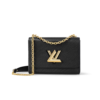 Louis Vuitton Twist MM Epi Black For Women, Women's Handbags, Shoulder And Crossbody Bags 9.4in/23cm LV