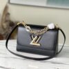 Louis Vuitton Twist MM Monogram Flower Black For Women, Women's Handbags, Shoulder And Crossbody Bags 9.1in/23cm LV M59402 - Image 3