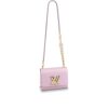 Louis Vuitton Twist PM Monogram Flower Wisteria Purple For Women, Women's Handbags, Shoulder And Crossbody Bags 9.1in/23cm LV M59405