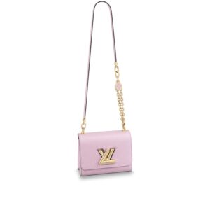 Louis Vuitton Twist PM Monogram Flower Wisteria Purple For Women, Women's Handbags, Shoulder And Crossbody Bags 9.1in/23cm LV M59405