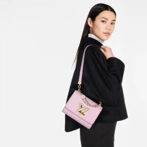 Alternative view of Louis Vuitton Twist PM Monogram Flower Wisteria Purple For Women, Women's Handbags, Shoulder And Crossbody Bags 9.1in/23cm LV M59405