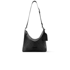 Louis Vuitton Vagabond Hobo Bag 16.1in/ 49cm Black Monogram Midnight Black Hardware For Men M27856